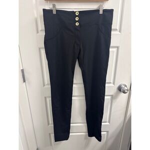 Freddy Black Mid Waist Skinny Butt Lifting Shaping Pants Trousers XL